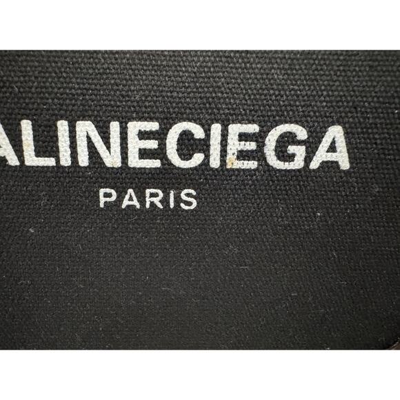 Balineciega Woman's Black and White Cross Body Purse w/Strap- Pre-owned - Picture 6 of 6